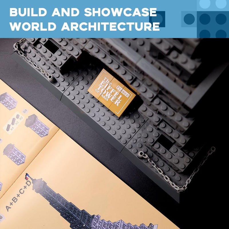 ArtorBricks Eiffel Tower Architecture Model Kit - 976-Piece Premium Building Set for Collectors, Detailed Display & Thoughtful Gift Idea - Image 5
